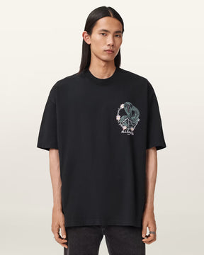 ALLSAINTS Snakebite Black T-Shirt M032PD-162