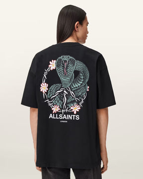 ALLSAINTS Snakebite Black T-Shirt M032PD-162