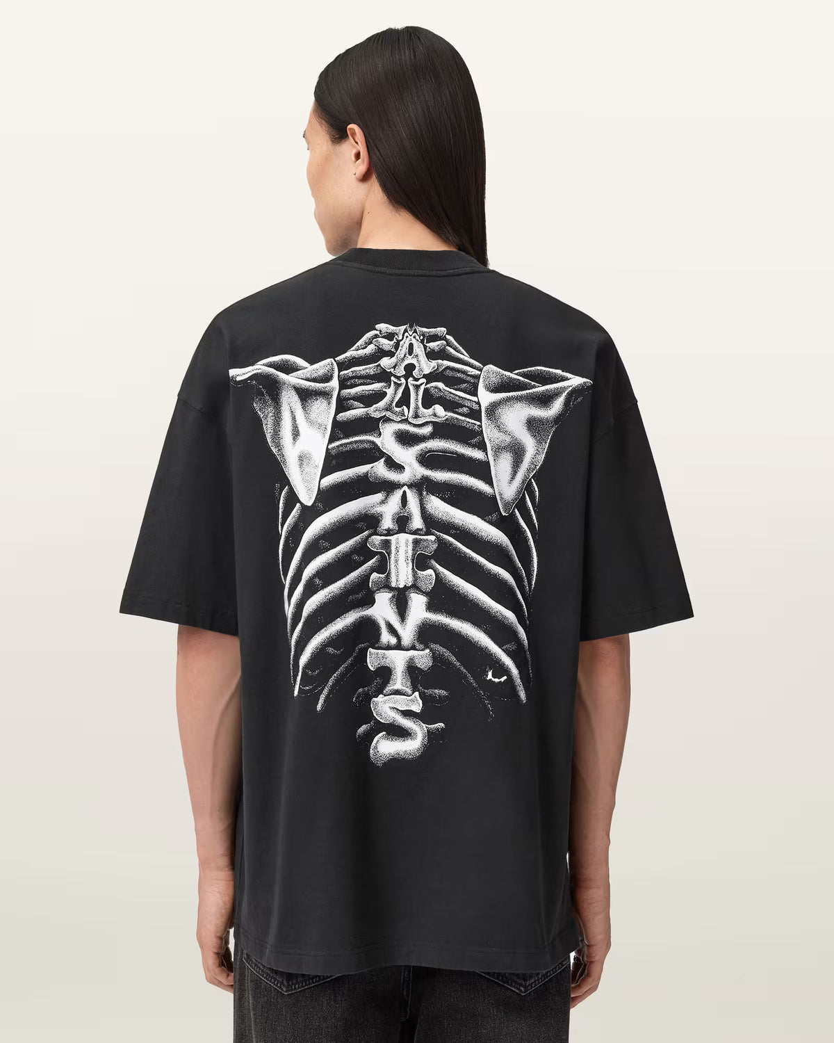 ALLSAINTS Anatomica Black T-Shirt M046PD-162