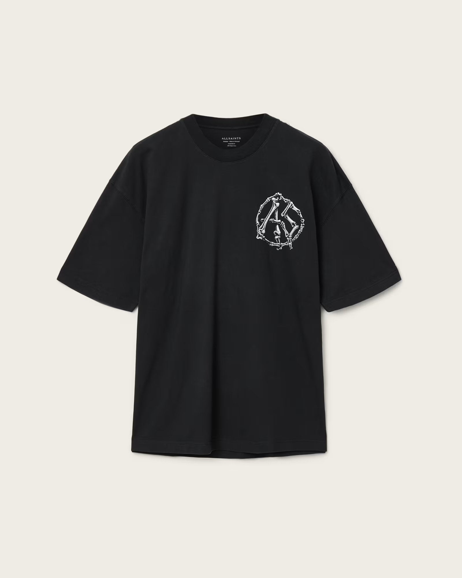 ALLSAINTS Anatomica Black T-Shirt M046PD-162