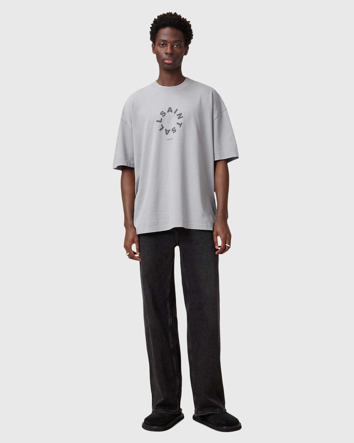 Allsaints Tierra T-Shirt Grey