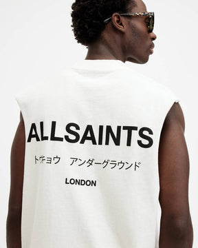 Allsaints Underground Logo Sleeveless Tank Top