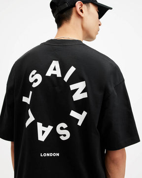 Allsaints Tierra Oversized Crew Neck Logo T-Shirt