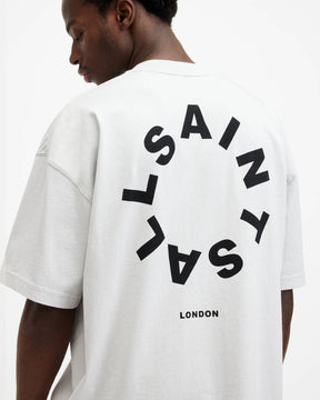 Allsaints Tierra Oversized Crew Neck Logo T-Shirt