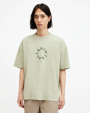 Allsaints Tierra Oversized Crew Neck Logo T-Shirt