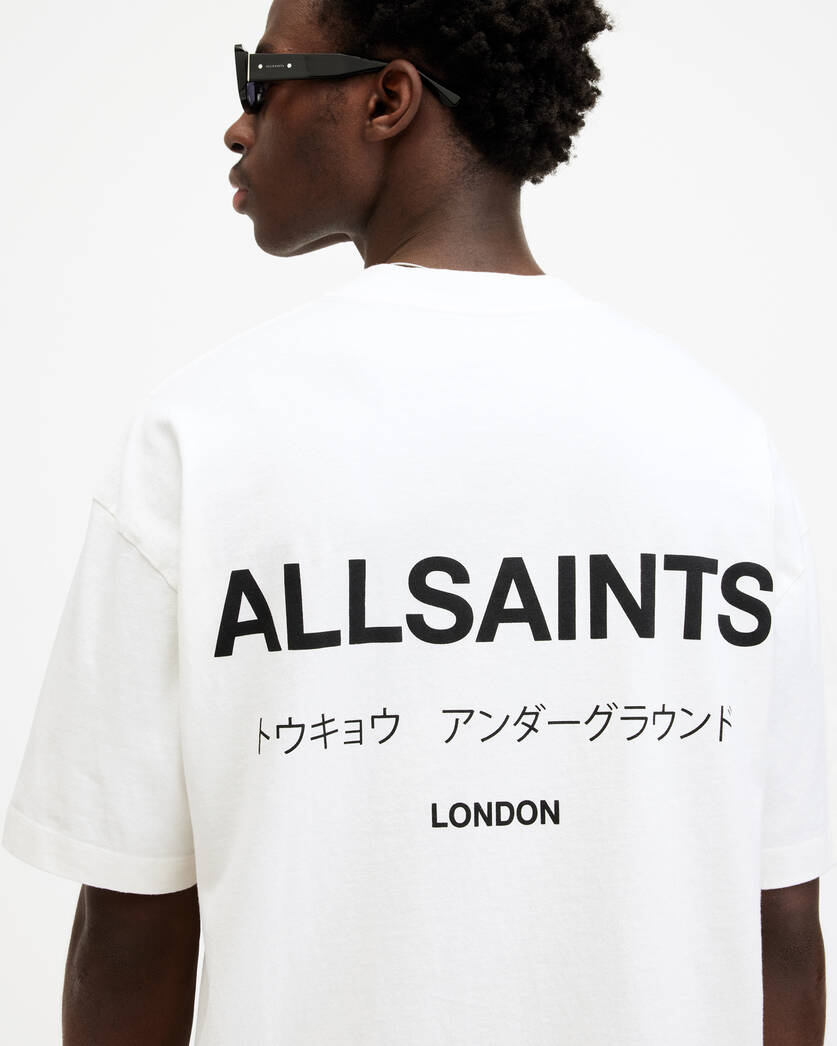 Allsaints Underground Oversized Crew Neck T-Shirt