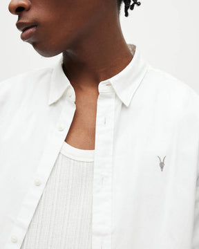 Allsaints Hawthorne Ramskull Stretch Fit Shirt