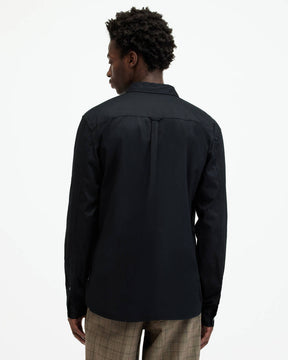 Allsaints Hawthorne Ramskull Stretch Fit Shirt