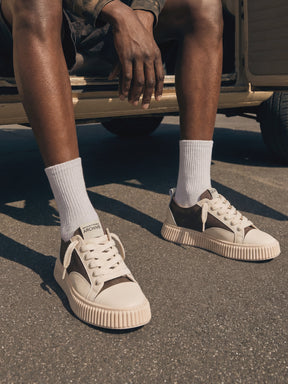 MAISON 9 PARIS Sneakers - Brown Mix/Suede Canvas