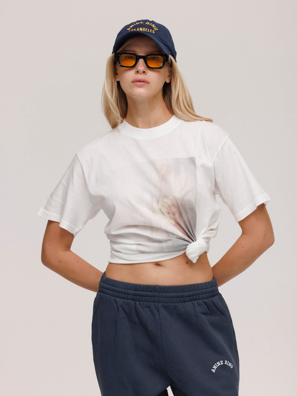 Anine Bing Logo Print T-Shirt