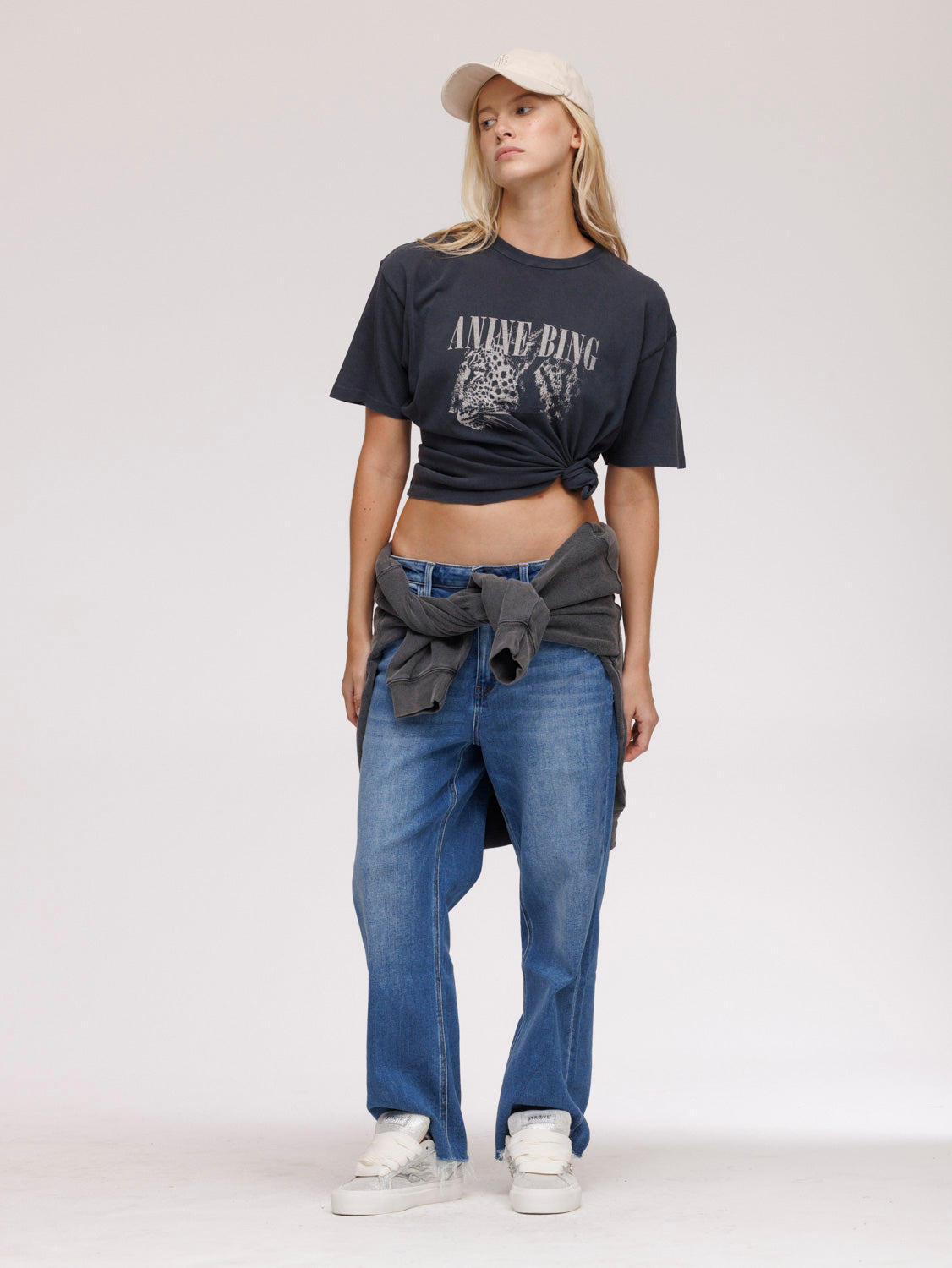 Anine Bing Logo Print T-Shirt