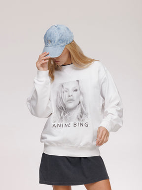 Ramona Sweatshirt Kate Moss Print Sweatshirt