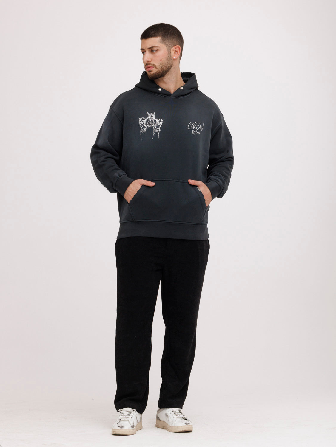 CREW MILANO Relax Dogs Hoodie