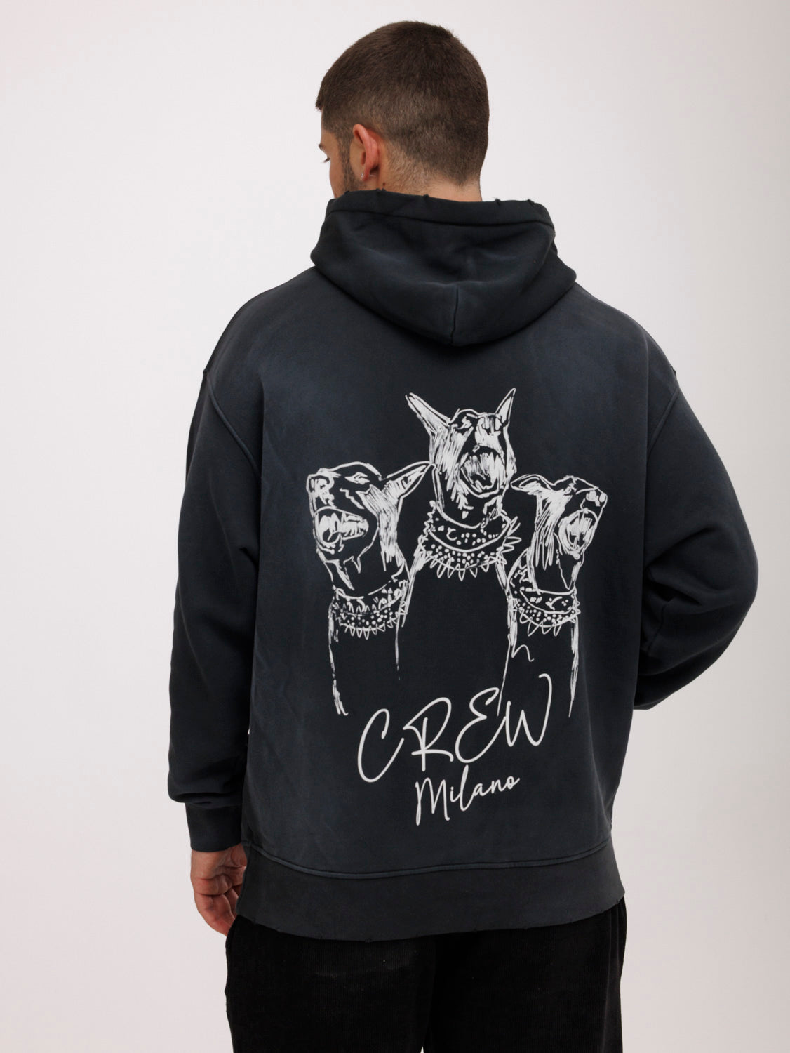 CREW MILANO Relax Dogs Hoodie