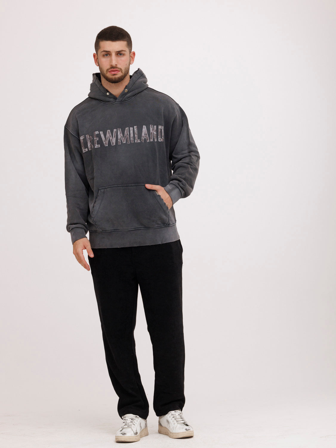 CREW MILANO Relax Logo Hoodie
