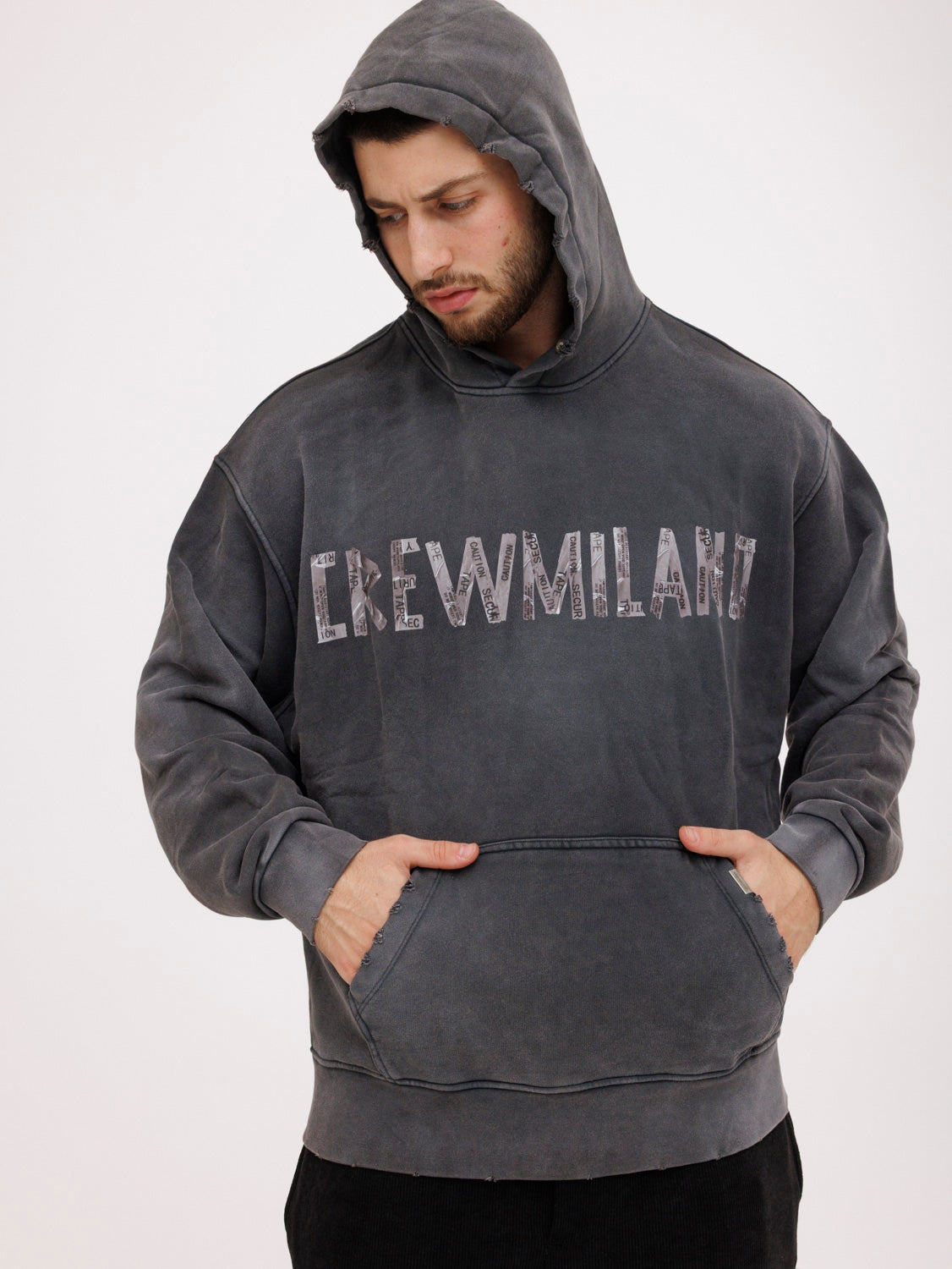 CREW MILANO Relax Logo Hoodie