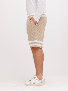 CREW Milano Tennis Shorts Knitwear Brown