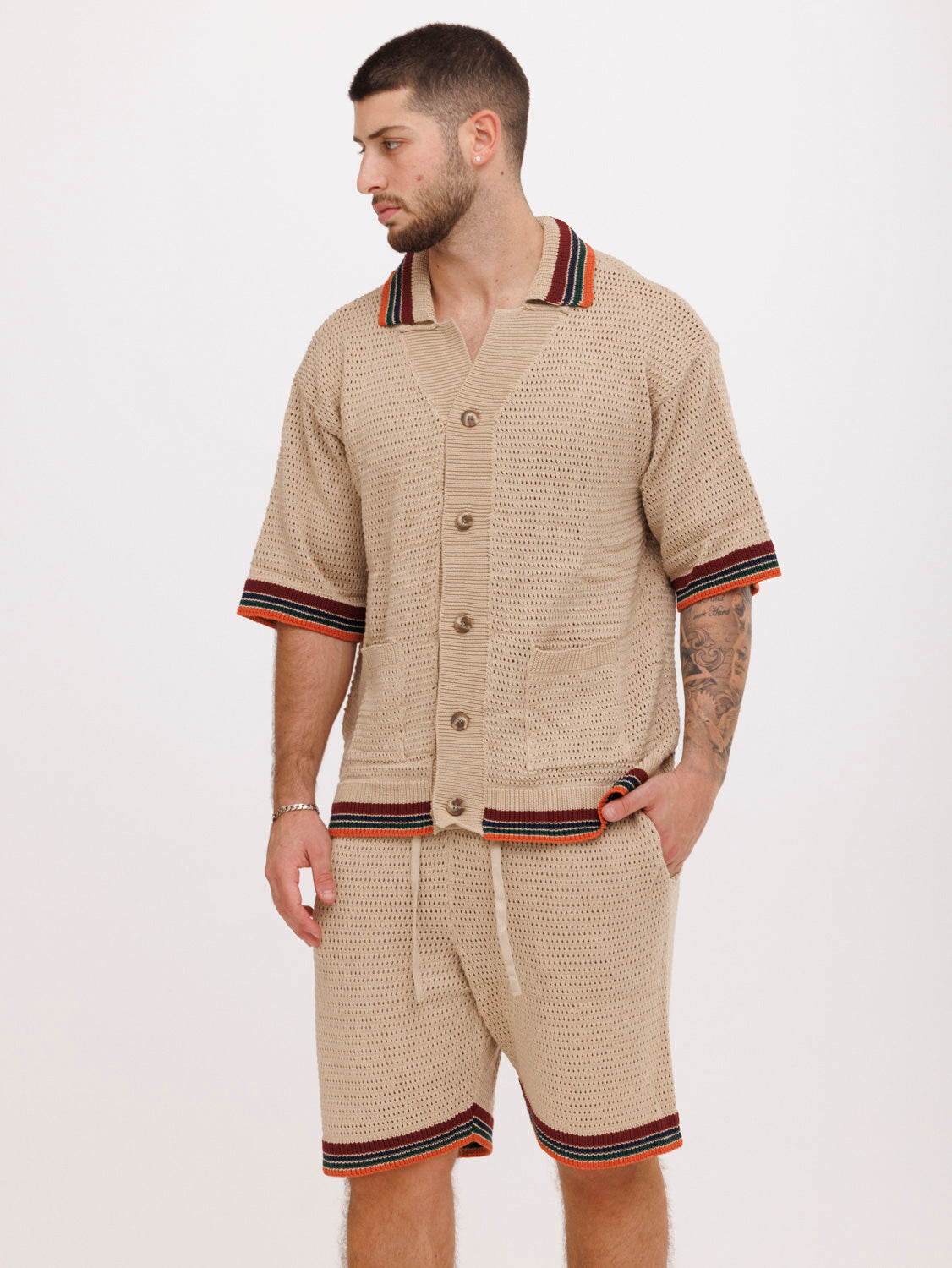 CREW Milano Oversize Shirt Knitwear