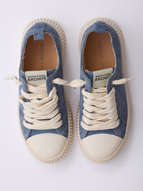 MAISON 9 PARIS Sneakers - Blue Suede Leather