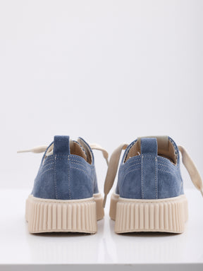 MAISON 9 PARIS Sneakers - Blue Suede Leather