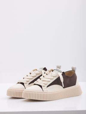 MAISON 9 PARIS Sneakers - Brown Mix/Suede Canvas
