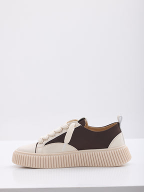 MAISON 9 PARIS Sneakers - Brown Mix/Suede Canvas