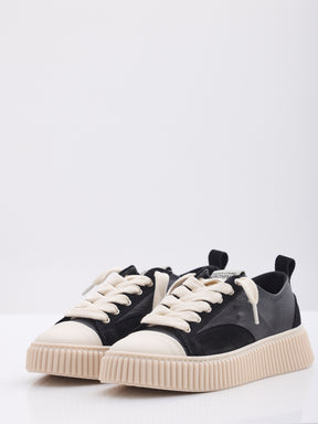 MAISON 9 PARIS Sneakers - Black Mix/Suede Leather
