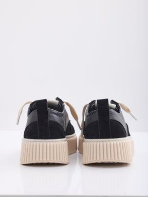 MAISON 9 PARIS Sneakers - Black Mix/Suede Leather