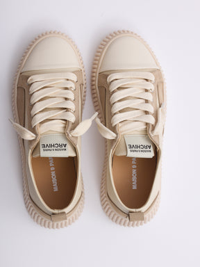 MAISON 9 PARIS Sneakers - Cream Mix/Suede Leather