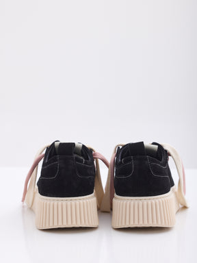 MAISON 9 PARIS Sneakers - Black Double Laces