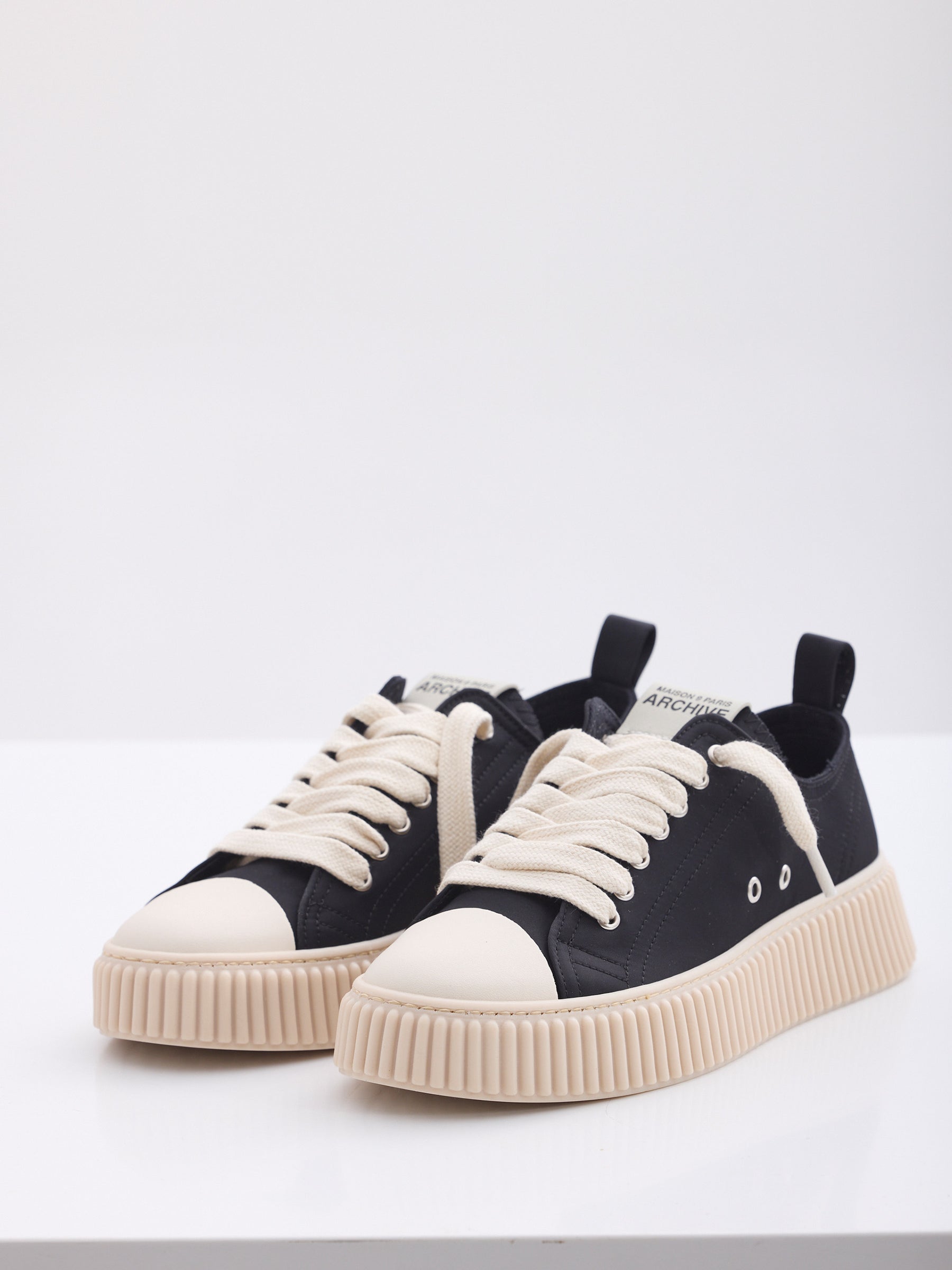 MAISON 9 PARIS Sneakers - Black Naylon
