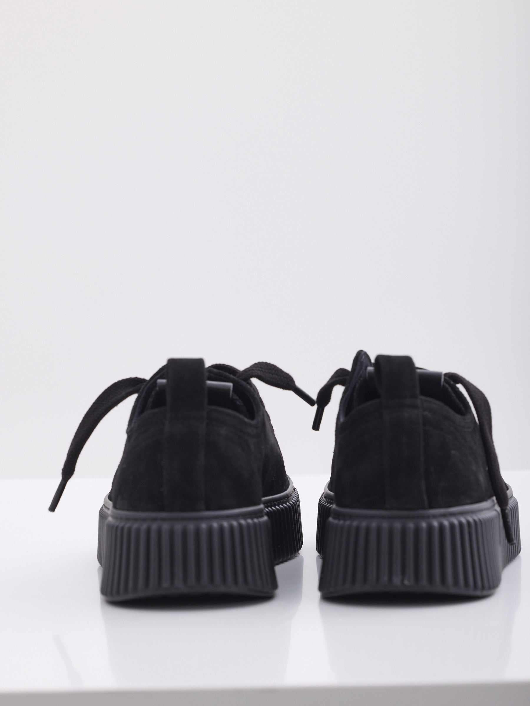 MAISON 9 PARIS Sneakers - Black/Black Suede Leather