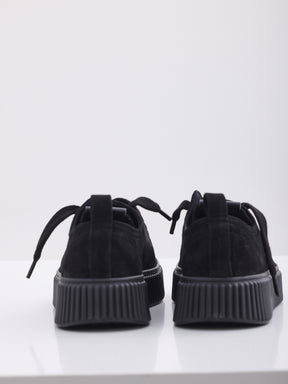 MAISON 9 PARIS Sneakers - Black/Black Suede Leather