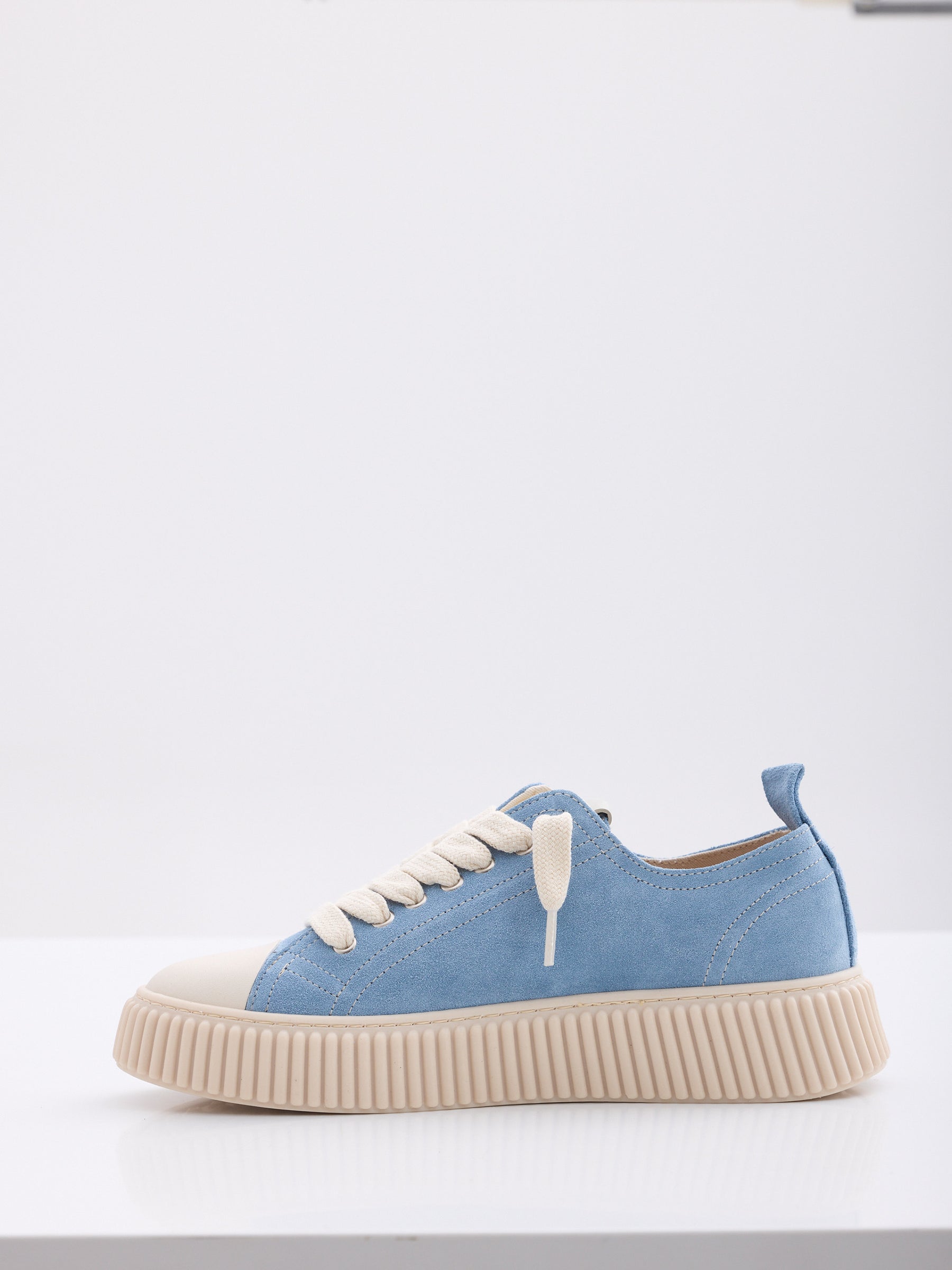 MAISON 9 PARIS Sneakers - Blue Jeans Suede Leather