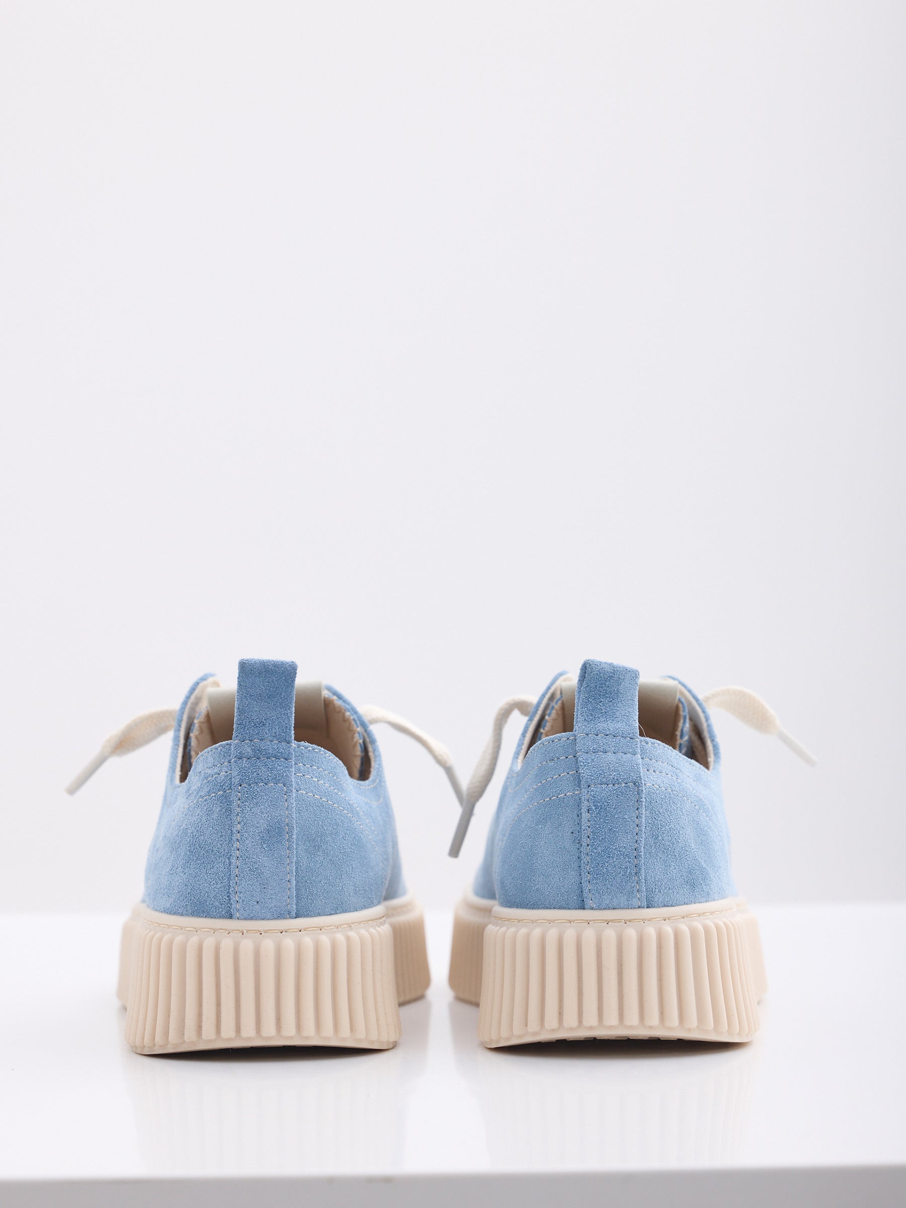 MAISON 9 PARIS Sneakers - Blue Jeans Suede Leather