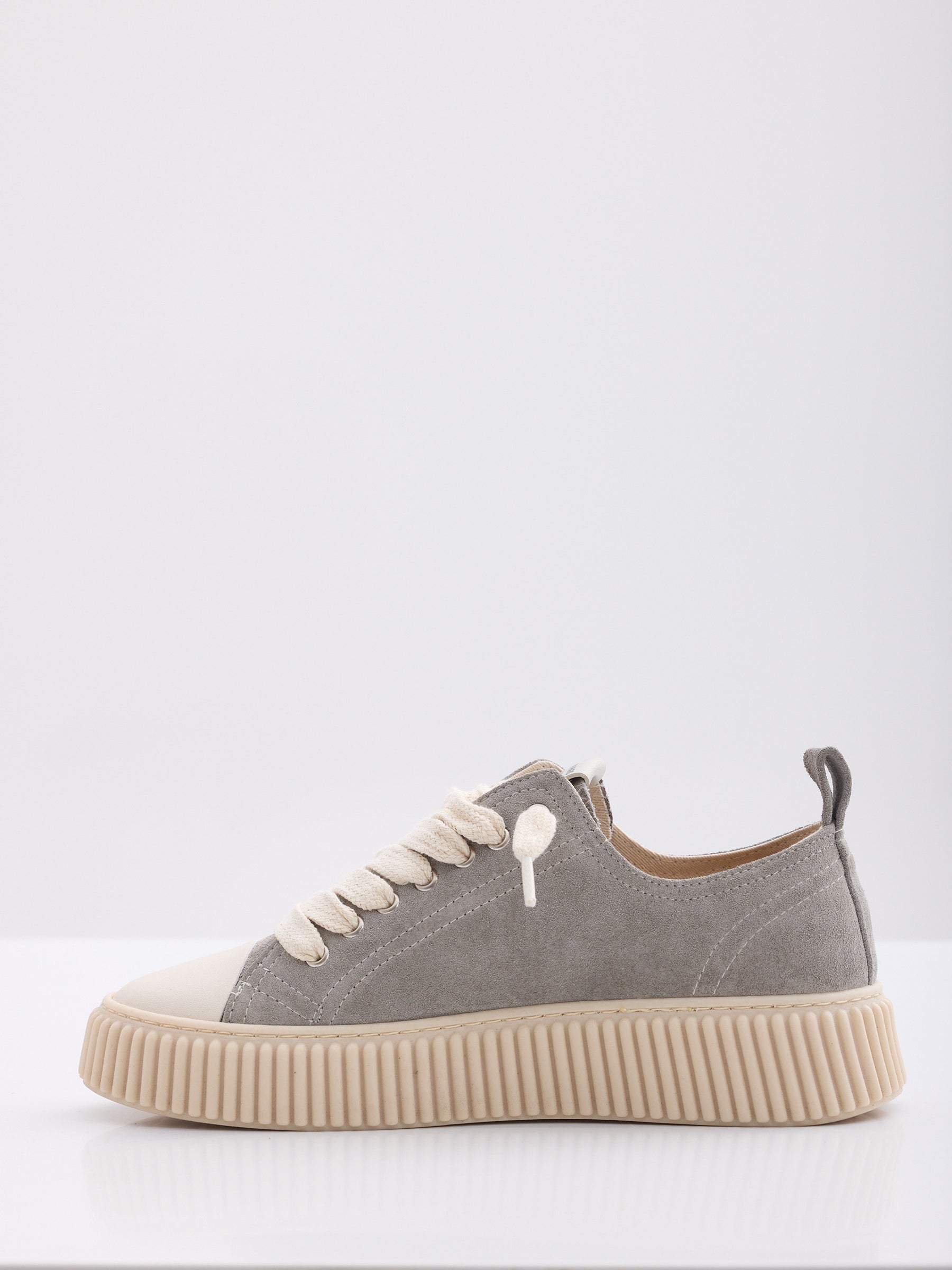 MAISON 9 PARIS Sneakers - Gray Suede Leather