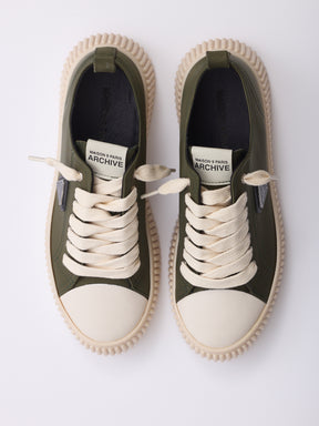MAISON 9 PARIS Sneakers - Green Leather Plate