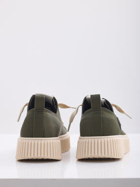 MAISON 9 PARIS Sneakers - Green Leather Plate