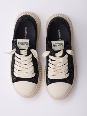 MAISON 9 PARIS Sneakers - Black Suede Leather
