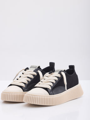 MAISON 9 PARIS Sneakers - Black Mix/Suede Canvas