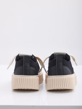 MAISON 9 PARIS Sneakers - Black Mix/Suede Canvas