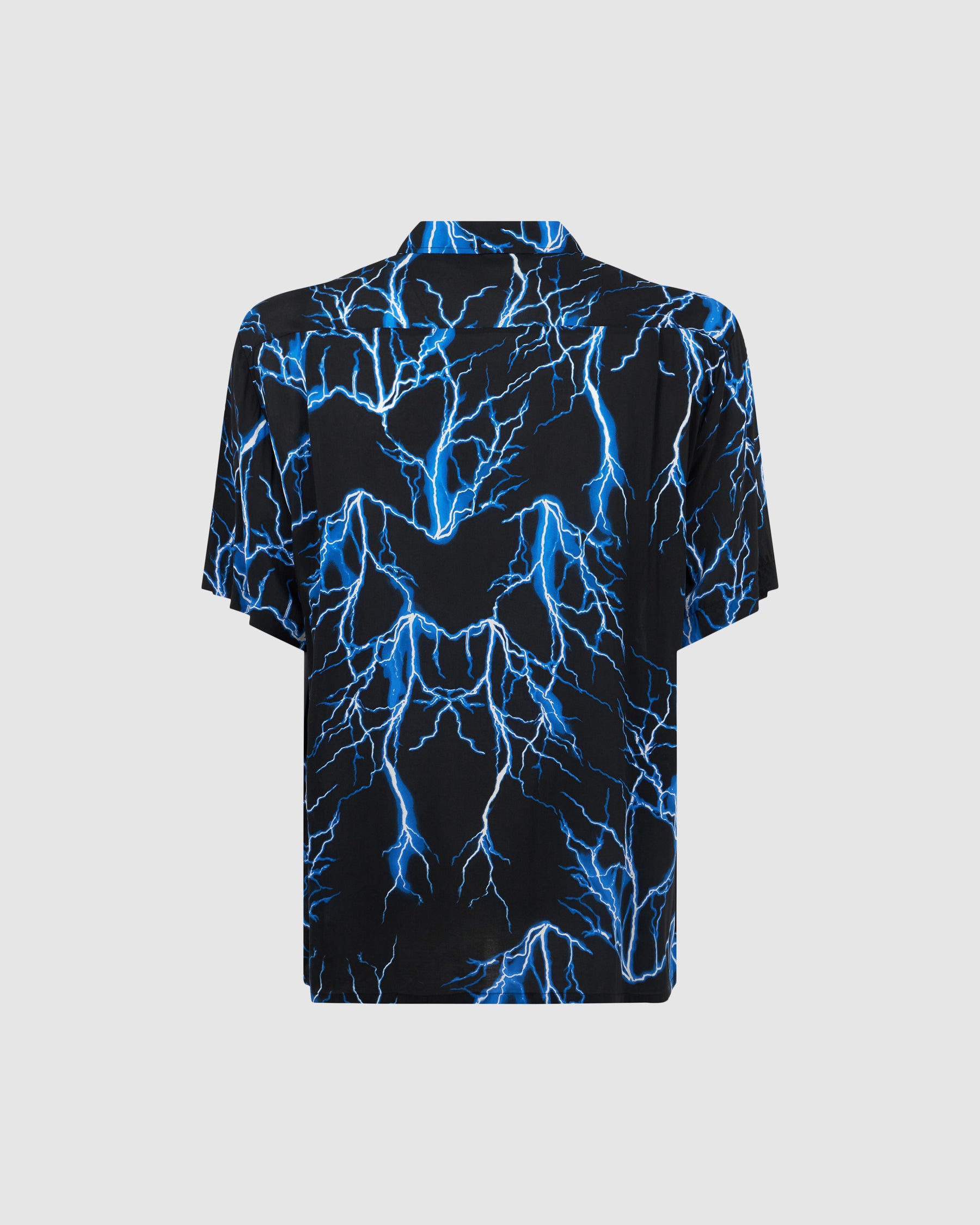 PHOBIA BLACK SHIRT WITH BLUE LIGHTNING