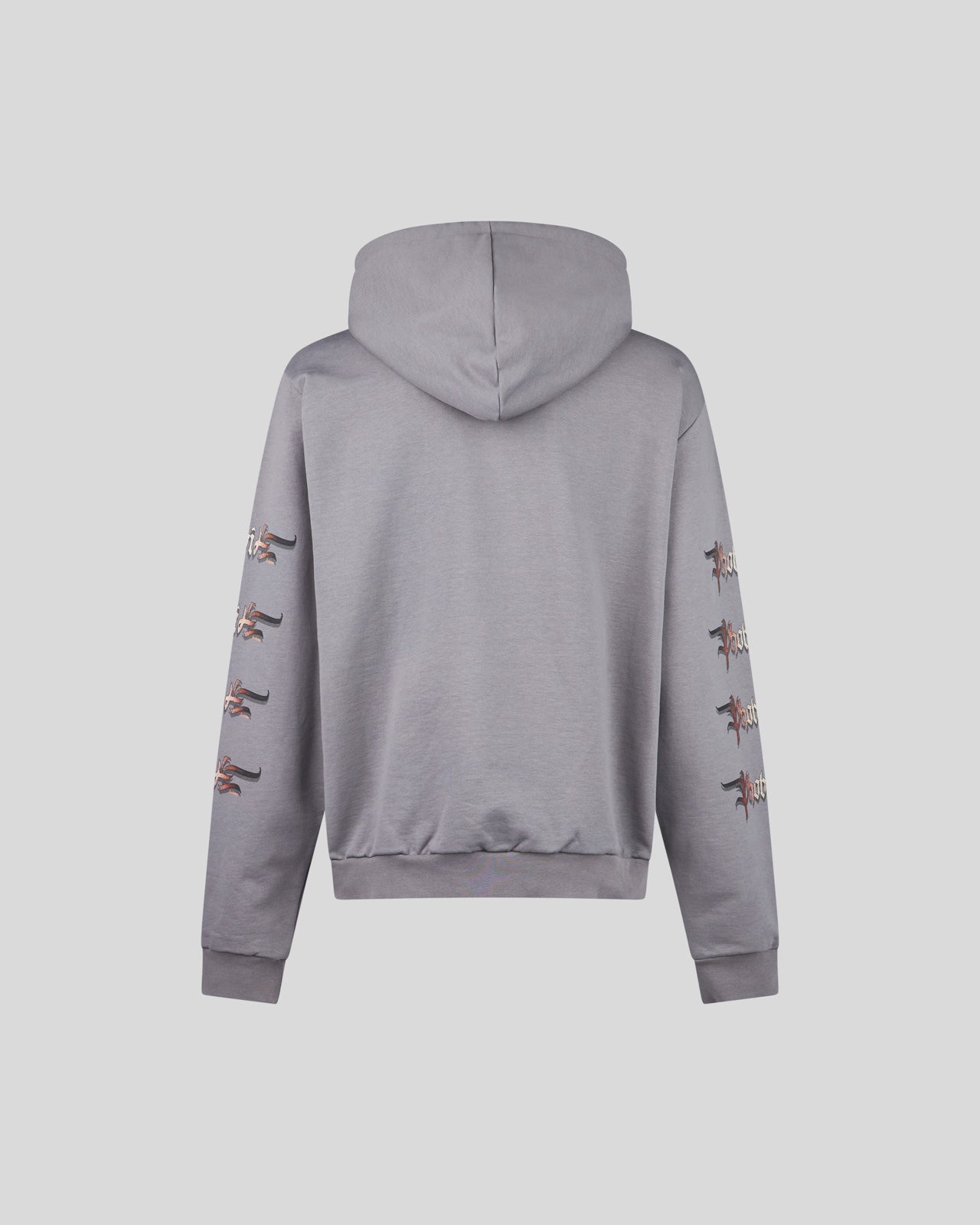 PHOBIA GREY HOODIE WITH SHARK PRINT