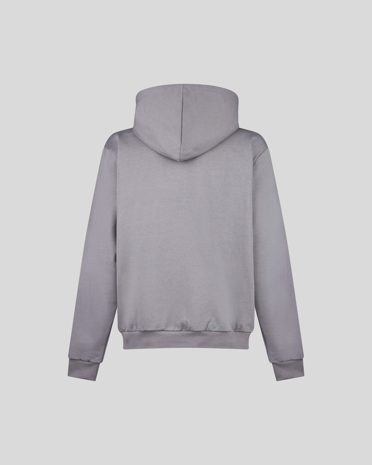 PHOBIA GREY HOODIE WITH WHITE EMBROIDERY LIGHTNING