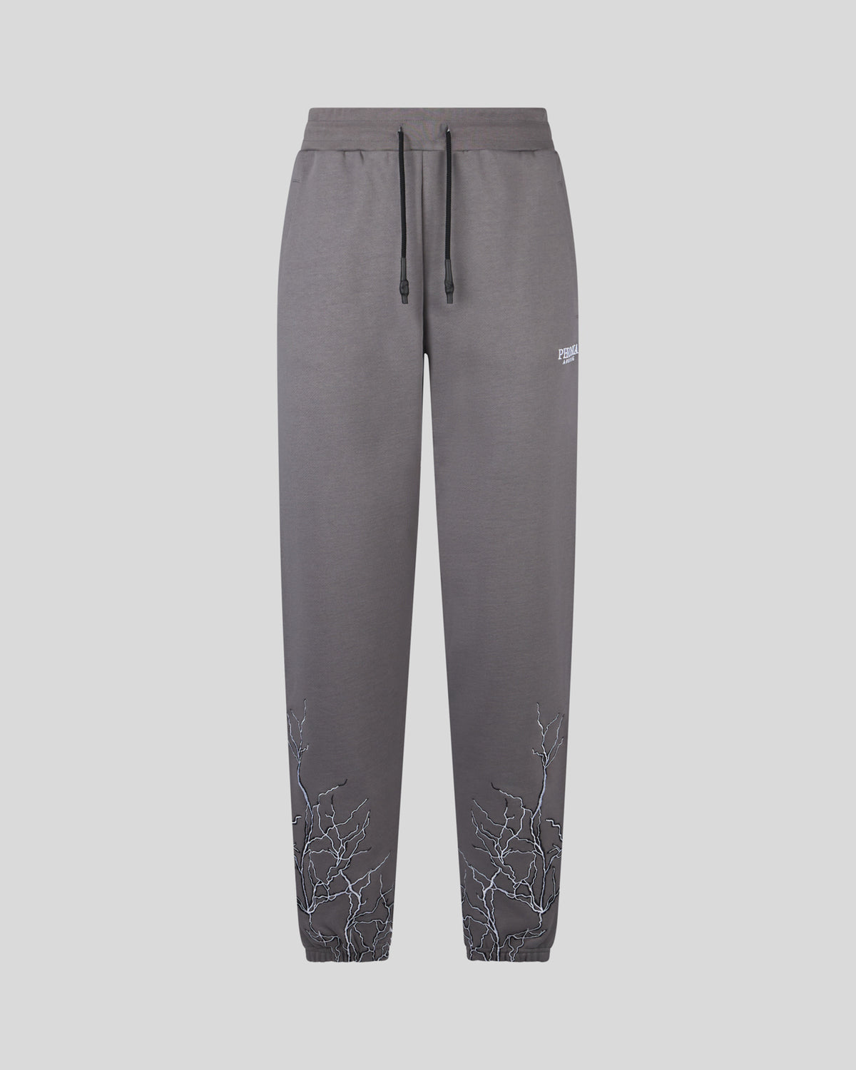 PHOBIA GREY PANT WITH GREY EMBROIDERY LIGHTNING