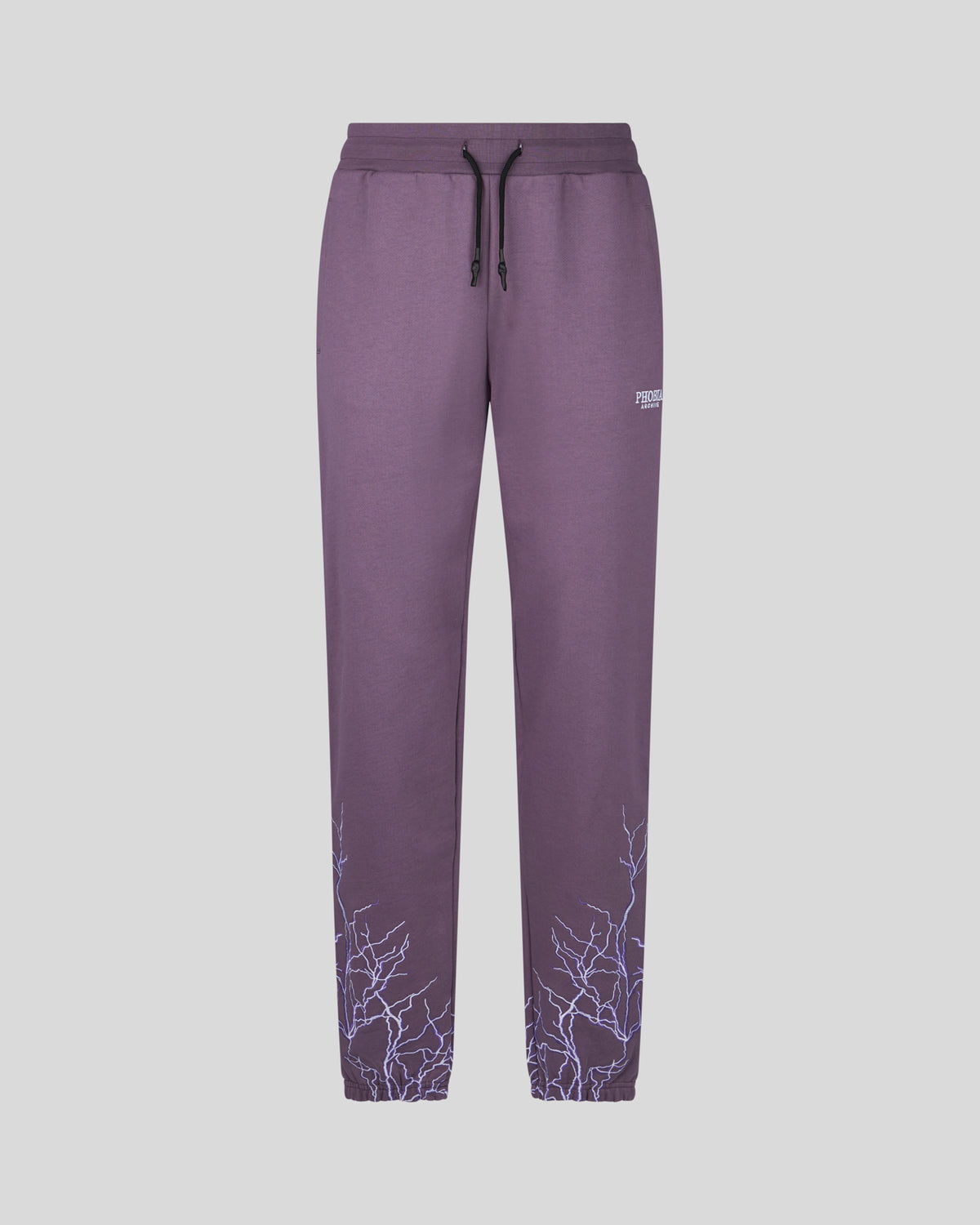PHOBIA BLUE PANT WITH PURPLE EMBROIDERY LIGHTNING