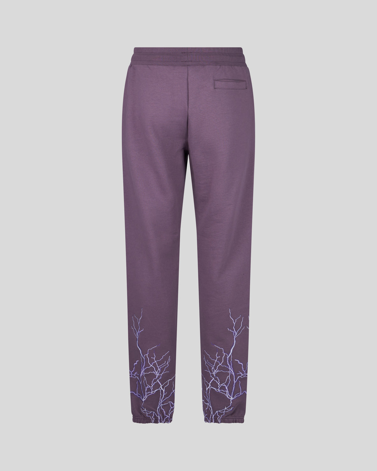 PHOBIA BLUE PANT WITH PURPLE EMBROIDERY LIGHTNING