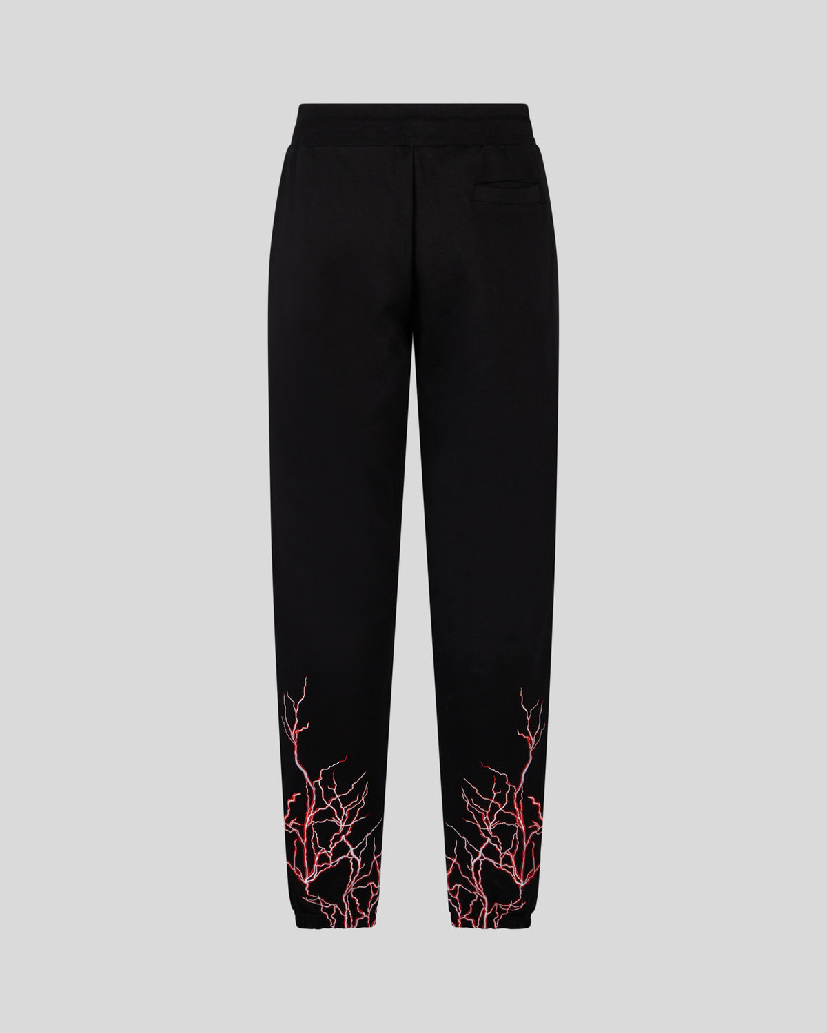 PHOBIA BLACK PANT WITH RED EMBROIDERY LIGHTNING