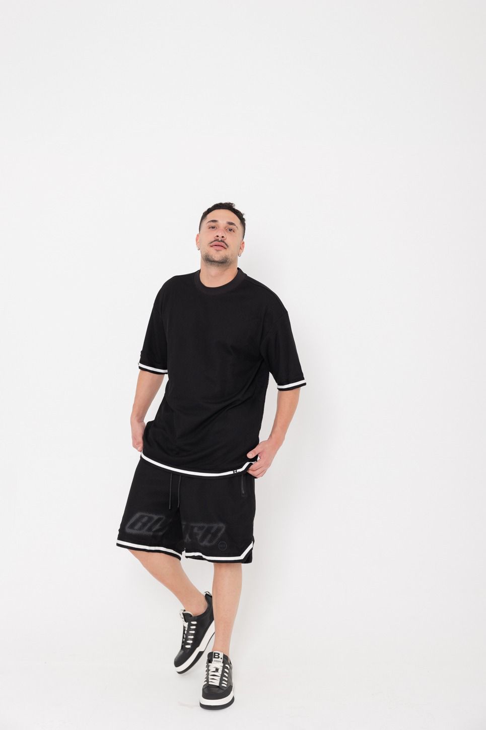 Black Dot Short Pants