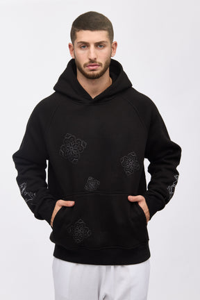 CREW x ANT Floral Embroidery Hoodie